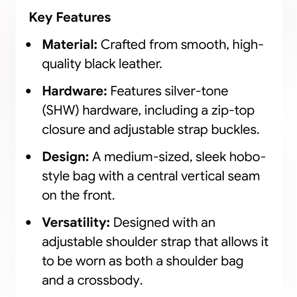 Elegant Coach Black Leather Shoulder Bag - Picture 12 of 12